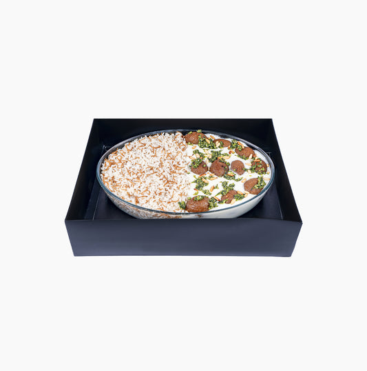 Kebbeh Laban With Vermicelli Rice - كبة بالبن مع رز بالشعيرية